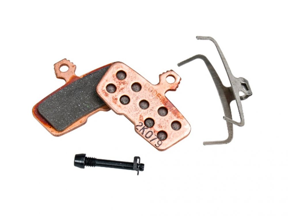 SRAM brake pad for Code, DB8, G2 RE and Guide RE (2011 onwards), metal sintered, steel backing plate