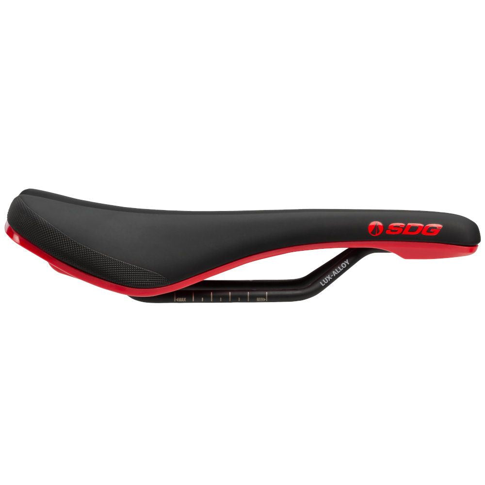 Satula SDG Bel-Air 3.0 Lux-Alloy – Musta/Punainen