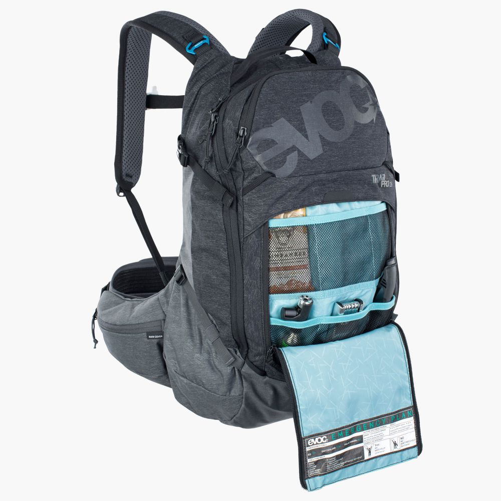Evoc Trail Pro 26, kuva 7 – Black / Carbon Grey