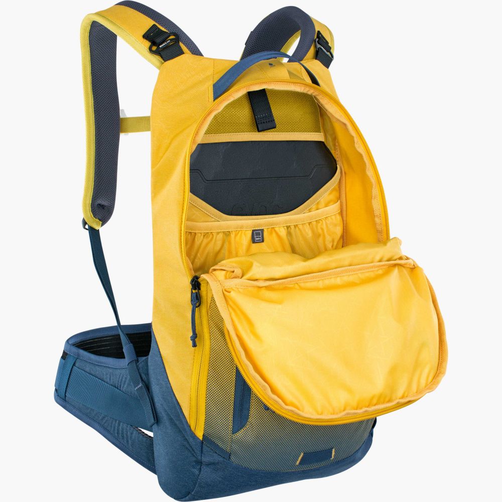 Evoc Trail Pro 10, kuva 2 – Curry - Denim