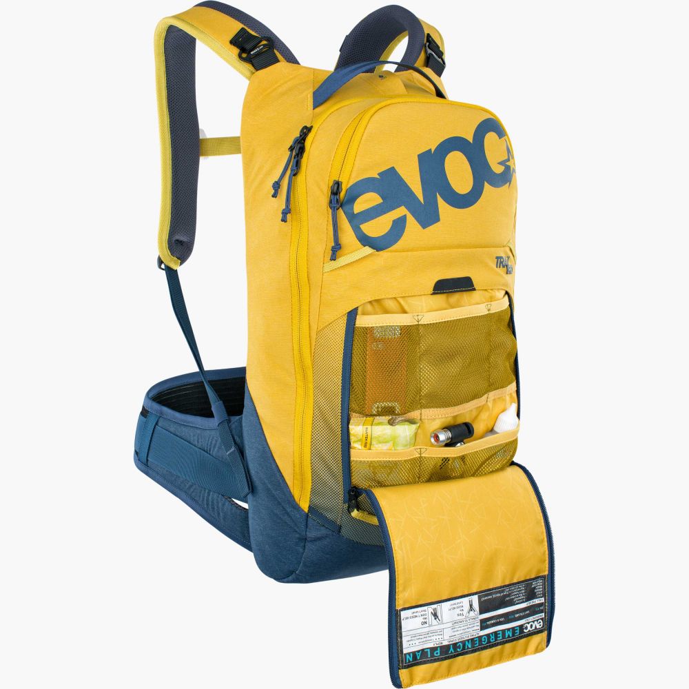 Evoc Trail Pro 10, kuva 3 – Curry - Denim