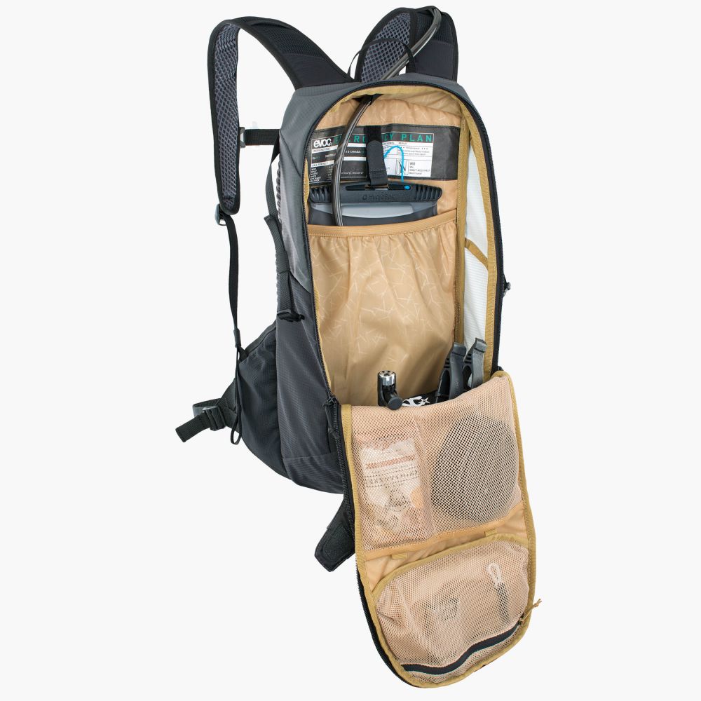 Evoc Ride 12 + 2l Bladder – Carbon Grey Black