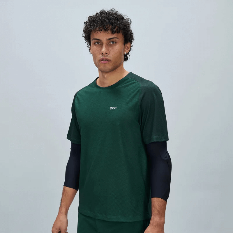 POC M's Motion Air S/S Jersey short-sleeved cycling jersey, image 3 – Pargasite Green