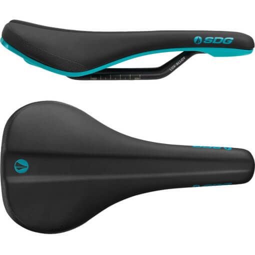 Satula SDG Bel-Air 3.0 Lux-Alloy – Musta/Turkoosi