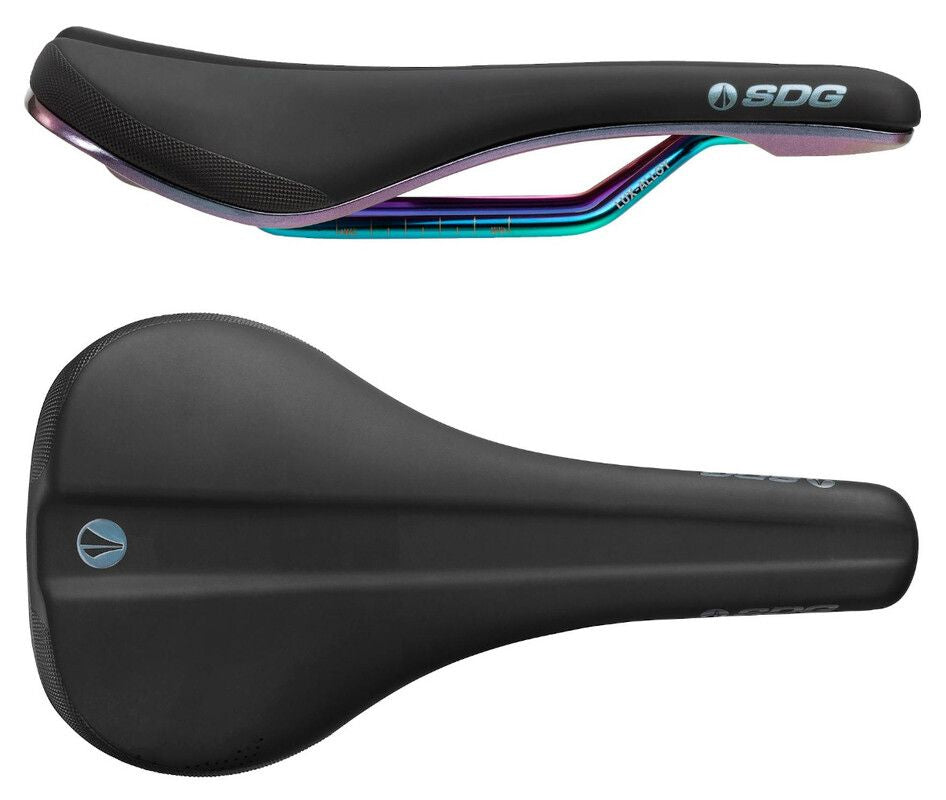 Satula SDG Bel-Air 3.0 Lux-Alloy – Musta/Oil-Slick