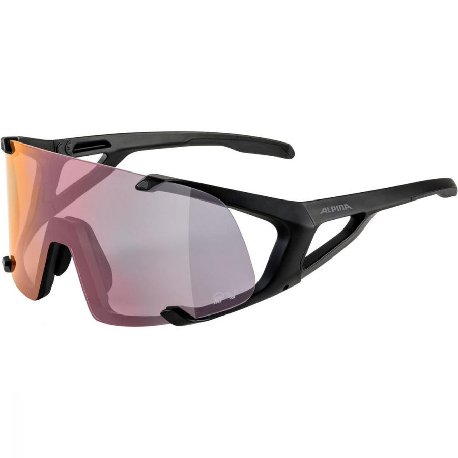 Alpina HAWKEYE QV Black Matt / Varioflex Quattroflex Rainbow Mirror