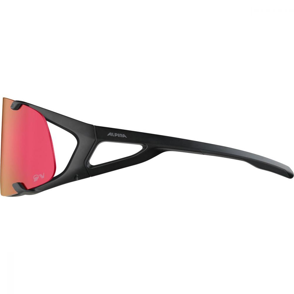 Alpina HAWKEYE QV Black Matt / Varioflex Quattroflex Rainbow Mirror, image 3