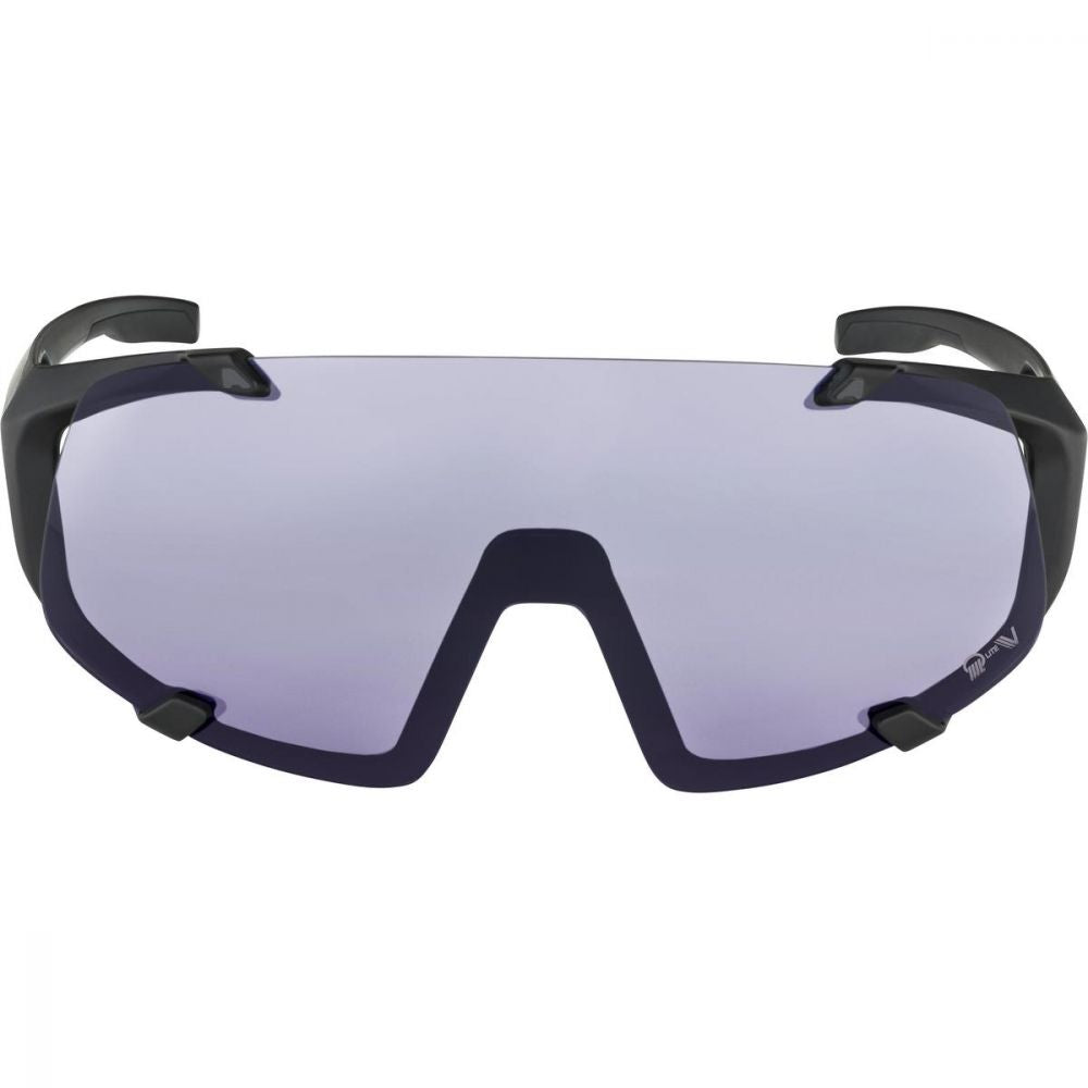 Alpina HAWKEYE Q-LITE V Matt Black / Varioflex Purple, kuva 2