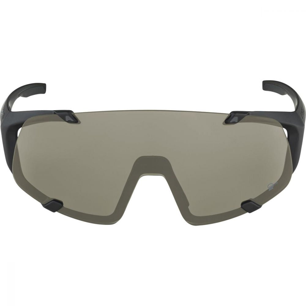 Alpina Hawkeye Q-Lite, kuva 2 – Matt Black / Silver Mirror