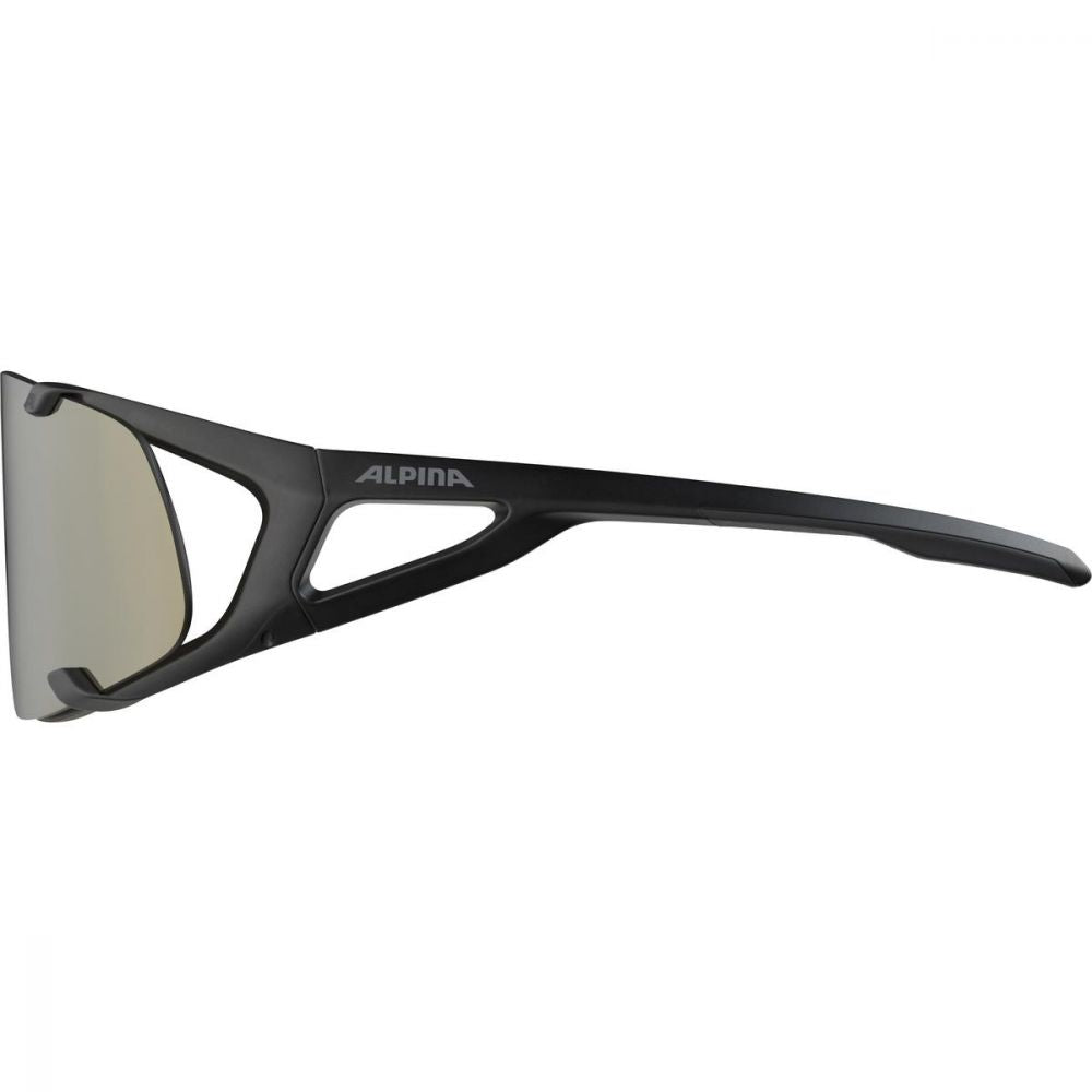 Alpina Hawkeye Q-Lite, kuva 3 – Matt Black / Silver Mirror