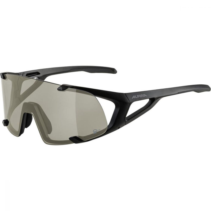 Alpina Hawkeye Q-Lite – Matt Black / Silver Mirror