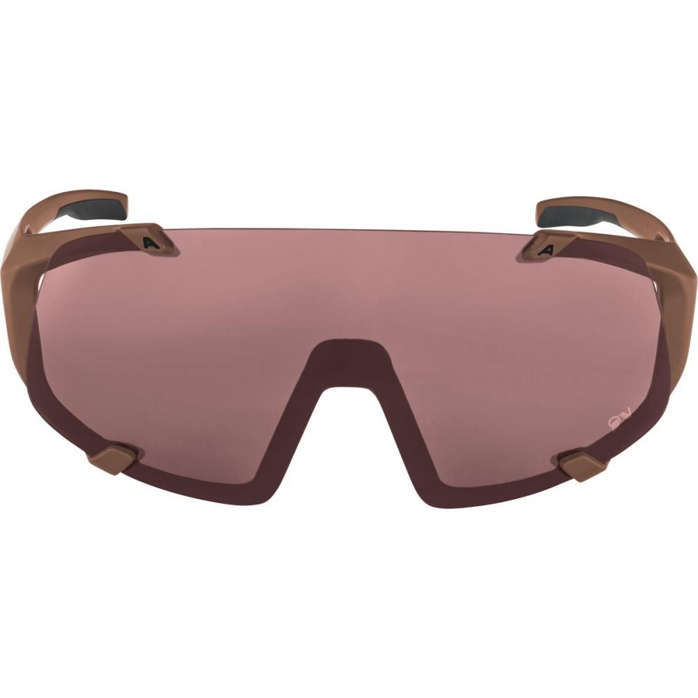 Alpina Hawkeye Q-Lite, kuva 2 – Matt Red / Red Mirror