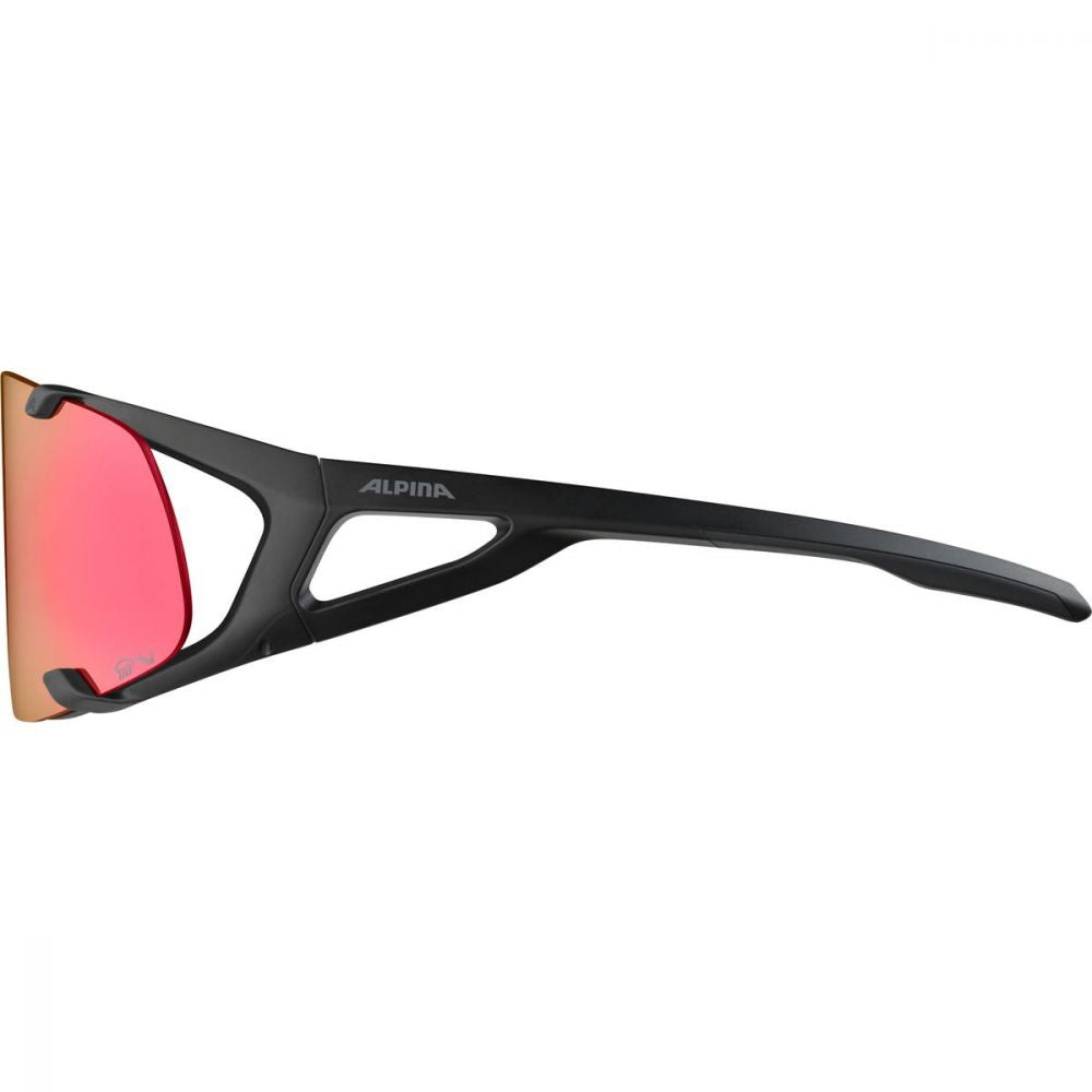 Alpina HAWKEYE S QV Black Matt / Varioflex Quattroflex Rainbow Mirror, kuva 3