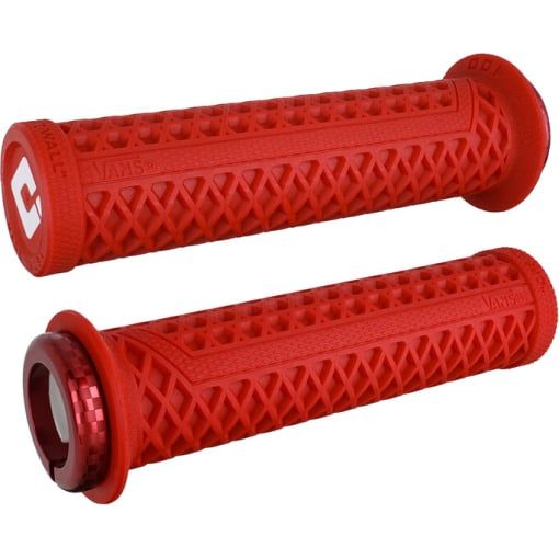 ODI VANS V2.1 LOCK-ON GRIPS Lukkogripit Punainen
