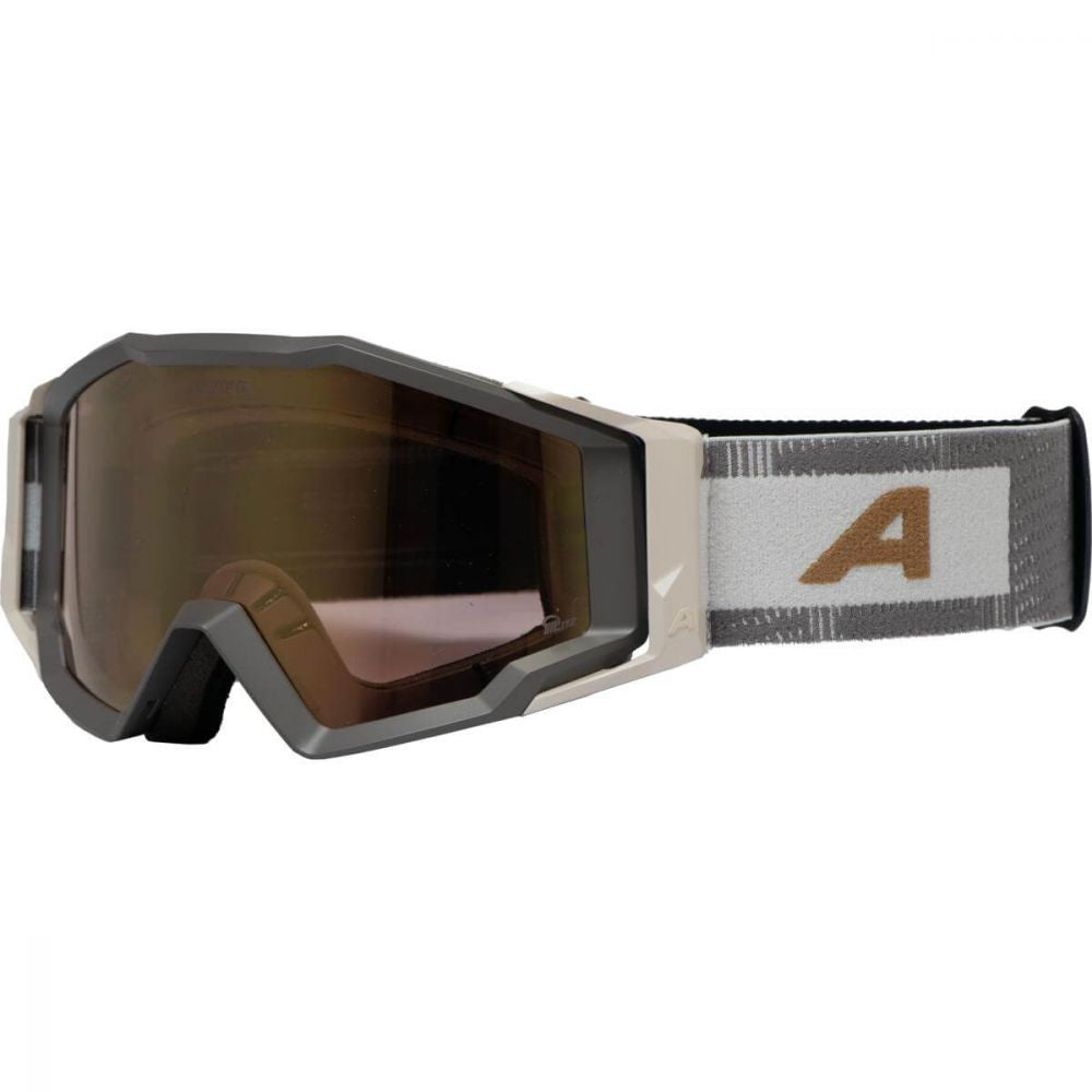 Alpina Circus Q-Lite Goggles – Sand Matt/Gold Mirror