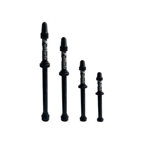 Vittoria Multiway Tubeless Venttiili alumiinia musta 2 kpl