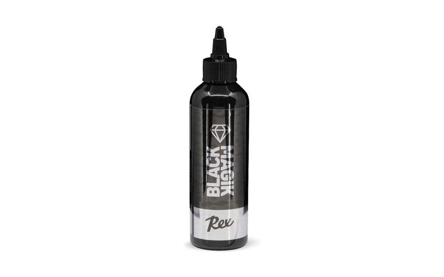 Rex Black Magik Drip Wax nestemäinen ketjuvaha 180 ml pullopakkaus