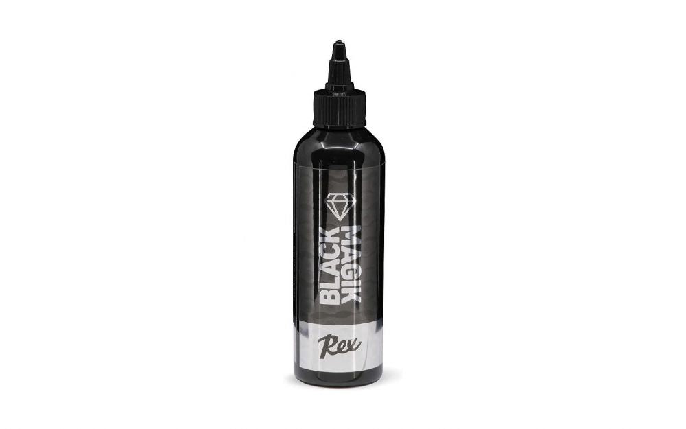 Rex Black Magik Drip Wax nestemäinen ketjuvaha 180 ml pullopakkaus