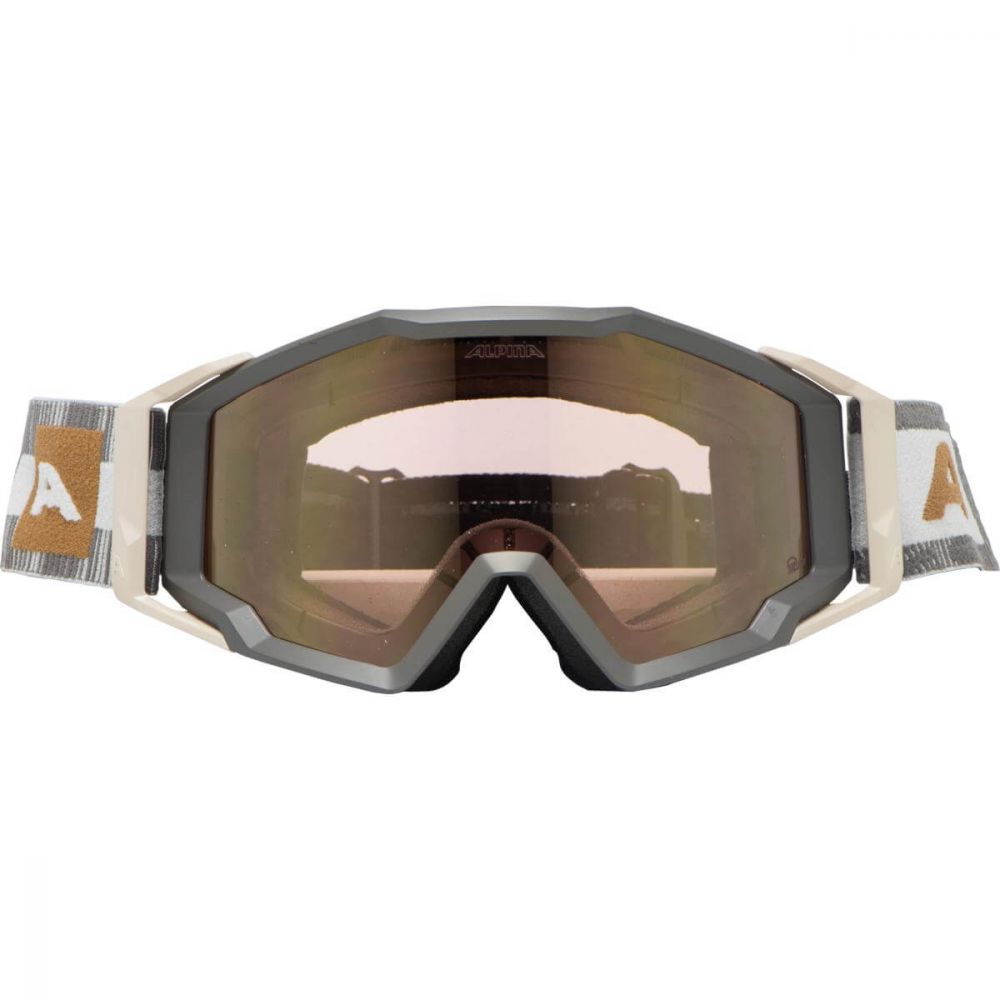 Alpina Circus Q-Lite Goggles – Sand Matt/Gold Mirror