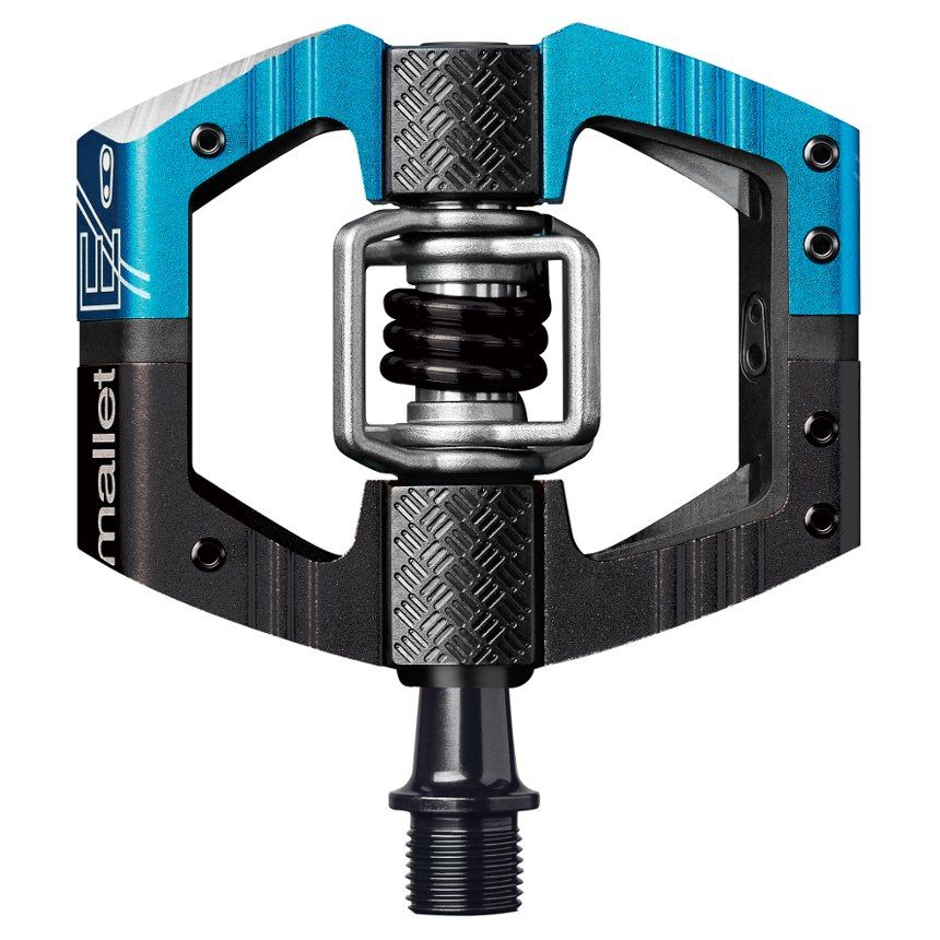 CRANKBROTHERS Mallet E LS (Long Spindle) Enduro lukkopolkimet – Black/Blue
