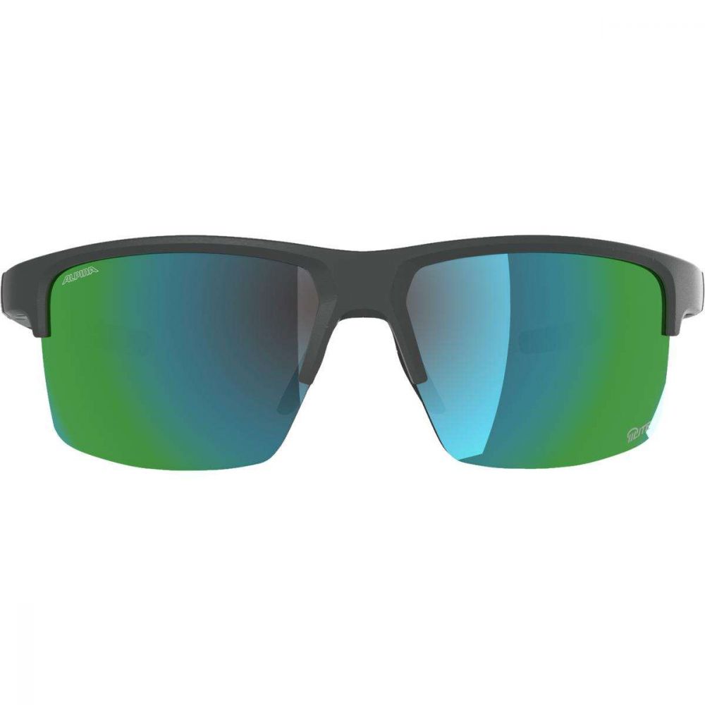 Alpina Eagle Q-Lite urheilulasit – midnight-grey matt mirror green