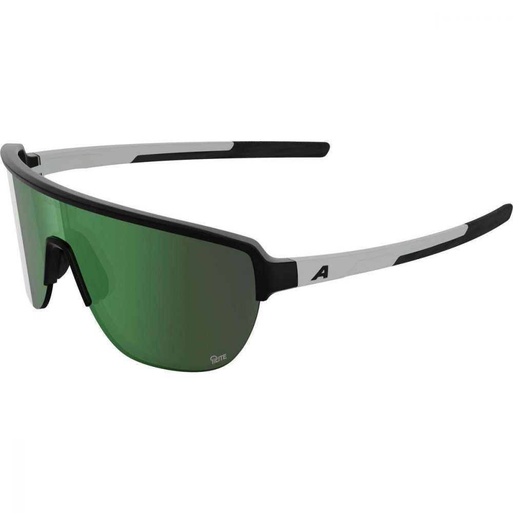 Alpina RAM 2.0 Q-Lite Urheilulasit – Black-White Matt Mirror Green