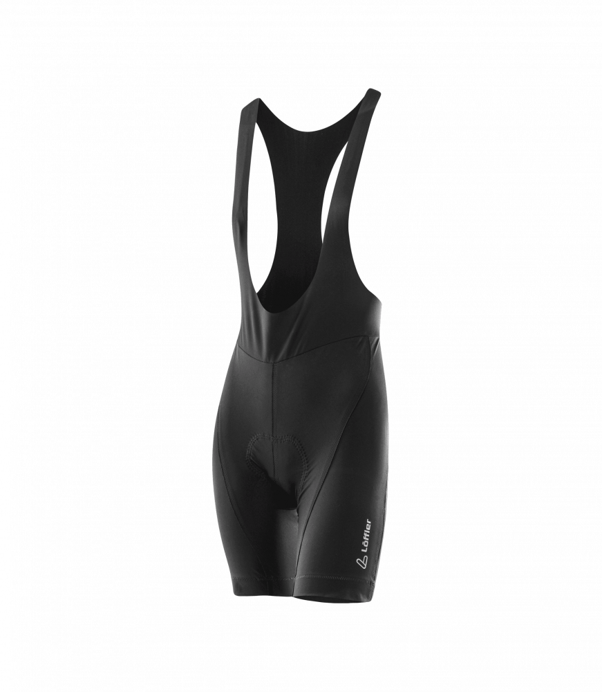 Löffler W Bike Bibshorts Hotbond Black naisten mustat pyöräilybibsit