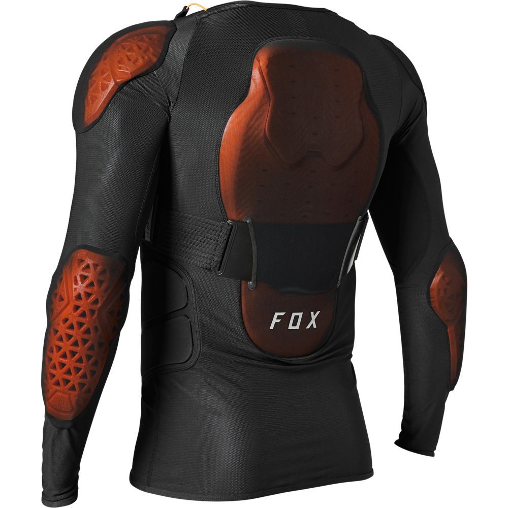 FOX Baseframe Pro D3O Jacket hengittävä suojapaita rinta-, selkä-, olka- ja kyynärsuojilla takaa