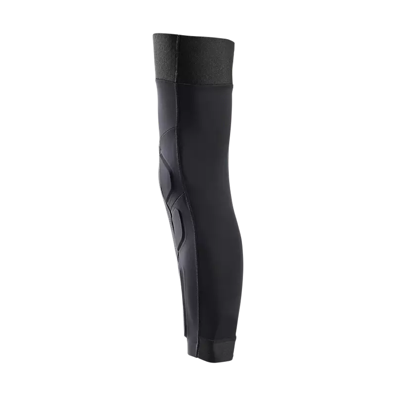FOX Launch Elite Knee/Shin Guard – musta polvi- ja säärisuoja, D3O®-suojilla varustettuna.