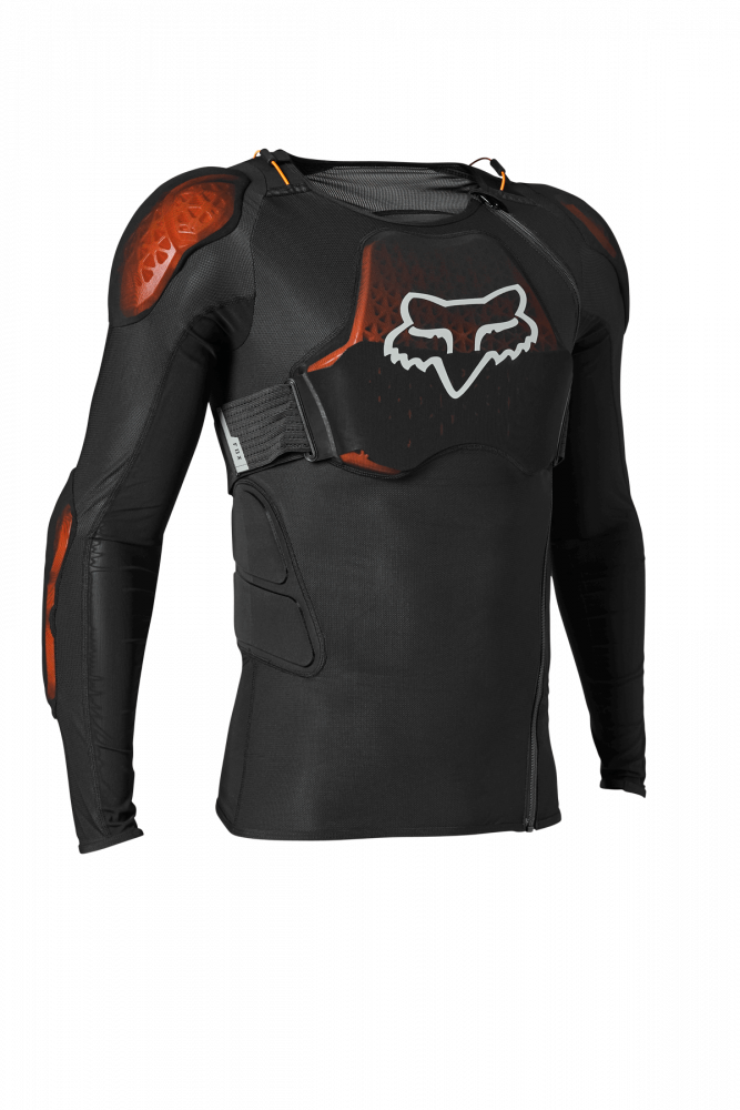 FOX Youth Baseframe Pro D3O® Jacket nuorten suojatakki mustana D3O®-iskusuojilla