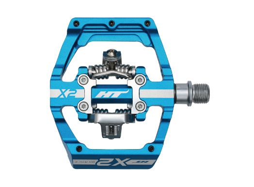 HT Components X2 DH/Enduro lukkopolkimet – Marine Blue