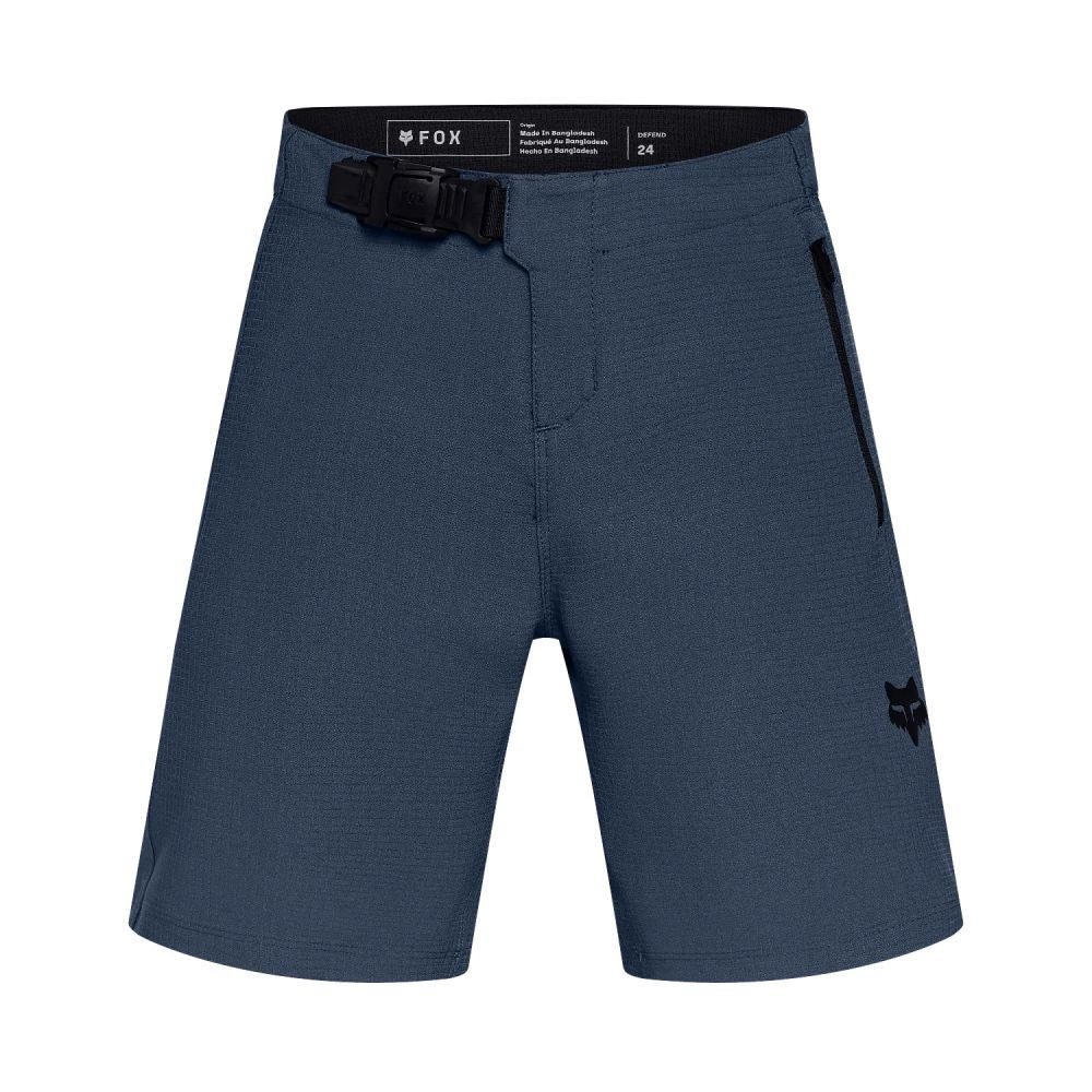 FOX Youth Defend Short Galaxy Blue nuorten MTB-shortsit
