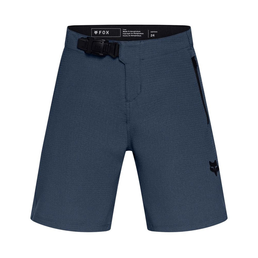 FOX Youth Defend Short Galaxy Blue nuorten MTB-shortsit