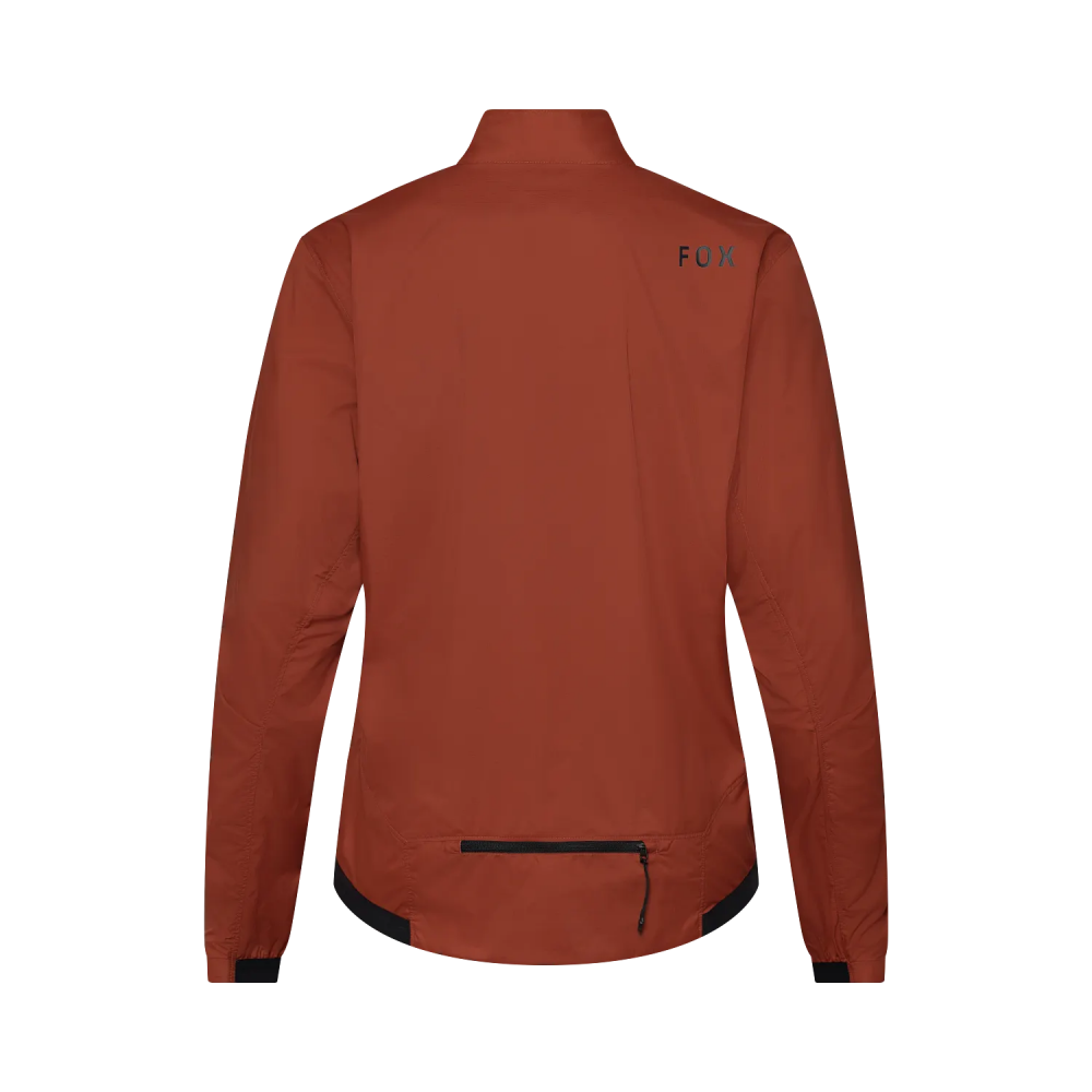 FOX Ranger Wind Jacket Amber Scarlet trail-ajoon