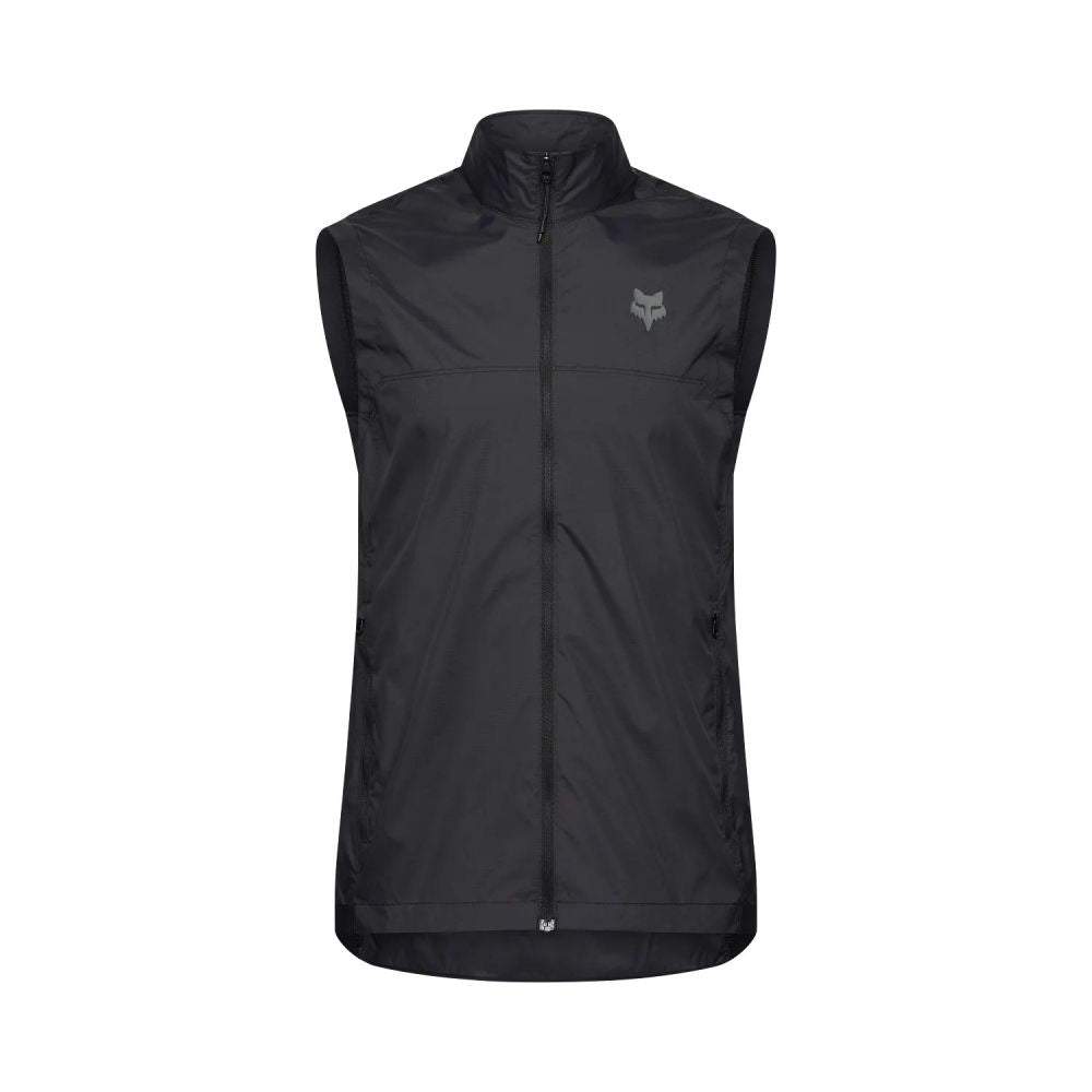FOX Ranger Wind Vest Black musta tuulenpitävä MTB-liivi
