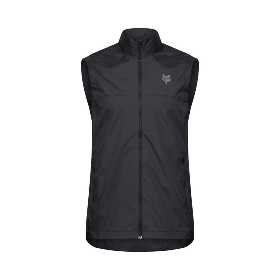 FOX Ranger Wind Vest Black musta tuulenpitävä MTB-liivi