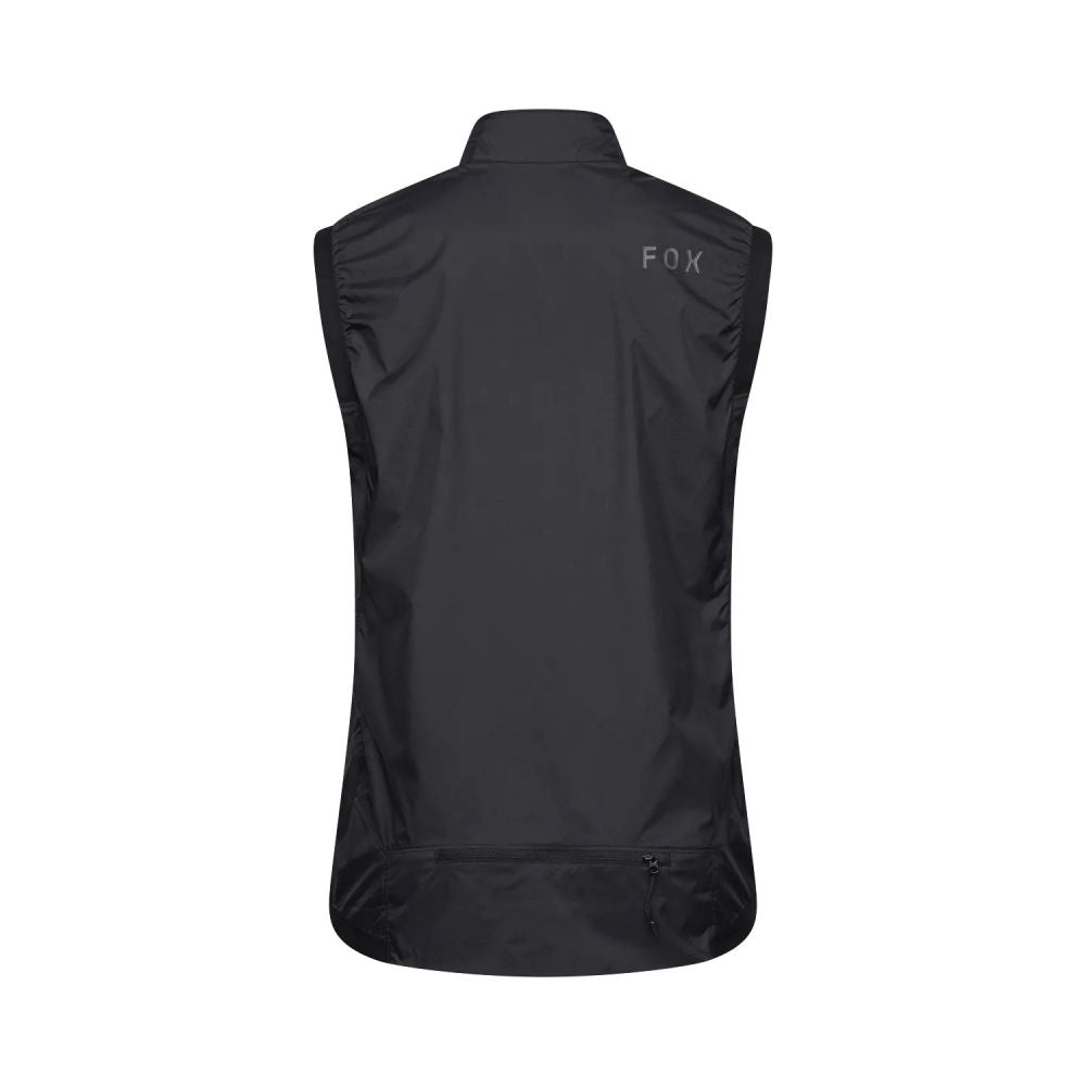 FOX Ranger Wind Vest Black musta tuulenpitävä MTB-liivi