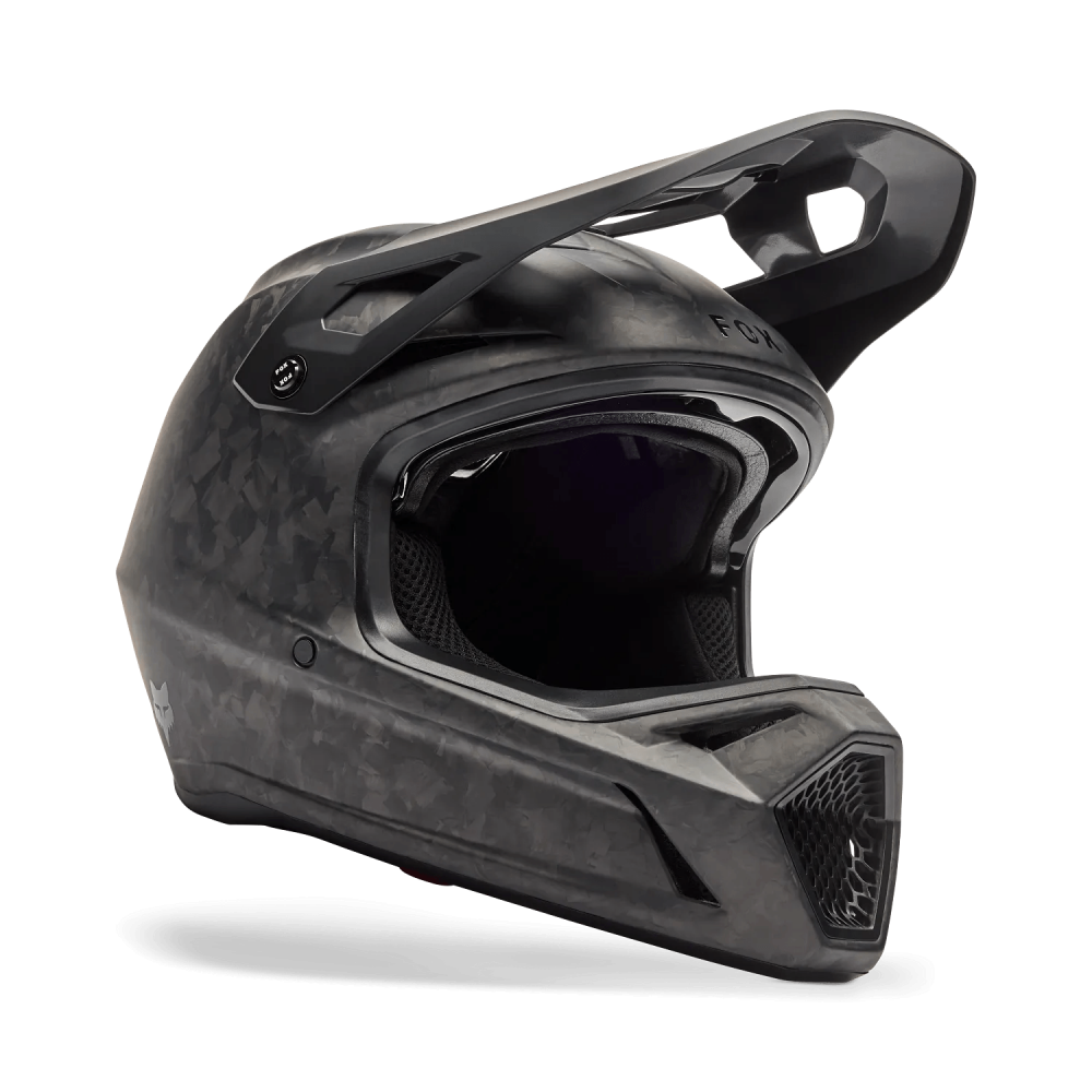 FOX Rampage RS Carbon MIPS fullface kypärä Matte Black etuviistosta