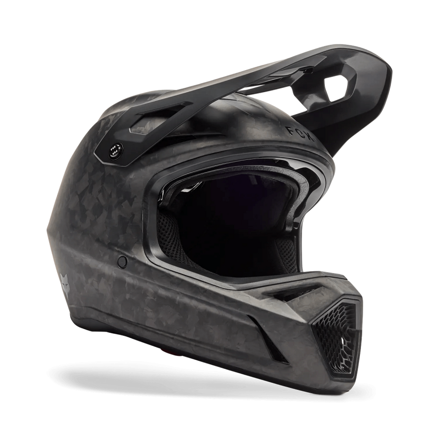 FOX Rampage RS Carbon MIPS fullface kypärä Matte Black etuviistosta