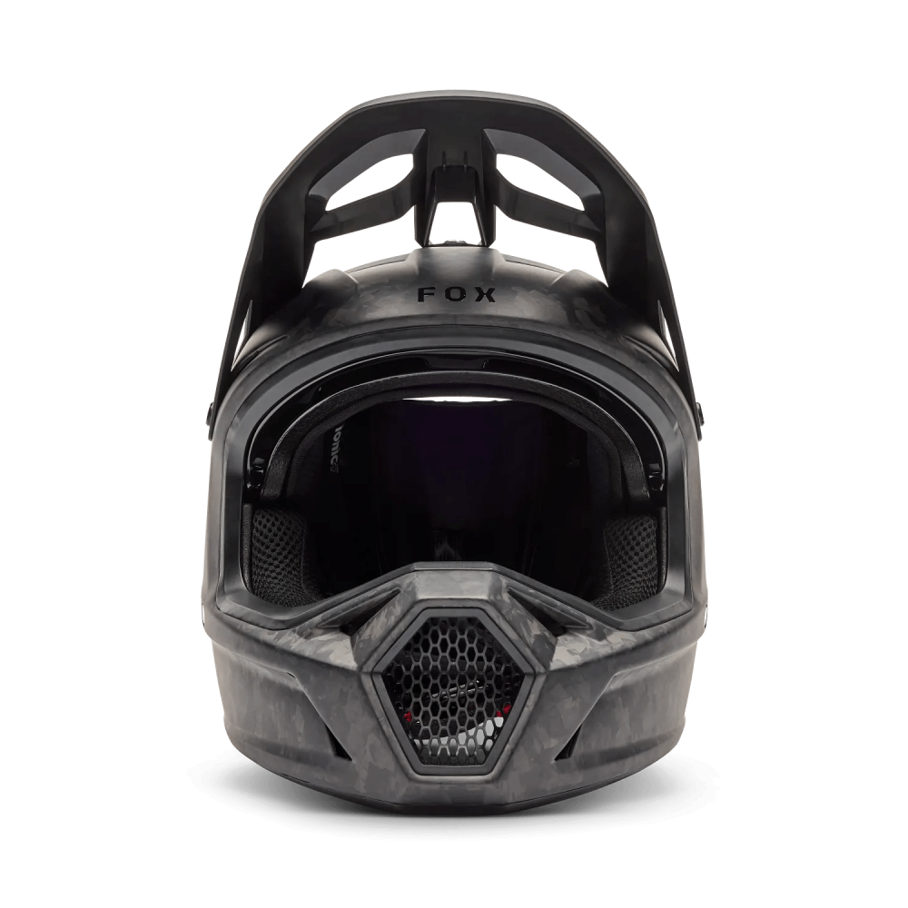 FOX Rampage RS Carbon MIPS fullface kypärä Matte Black edestä