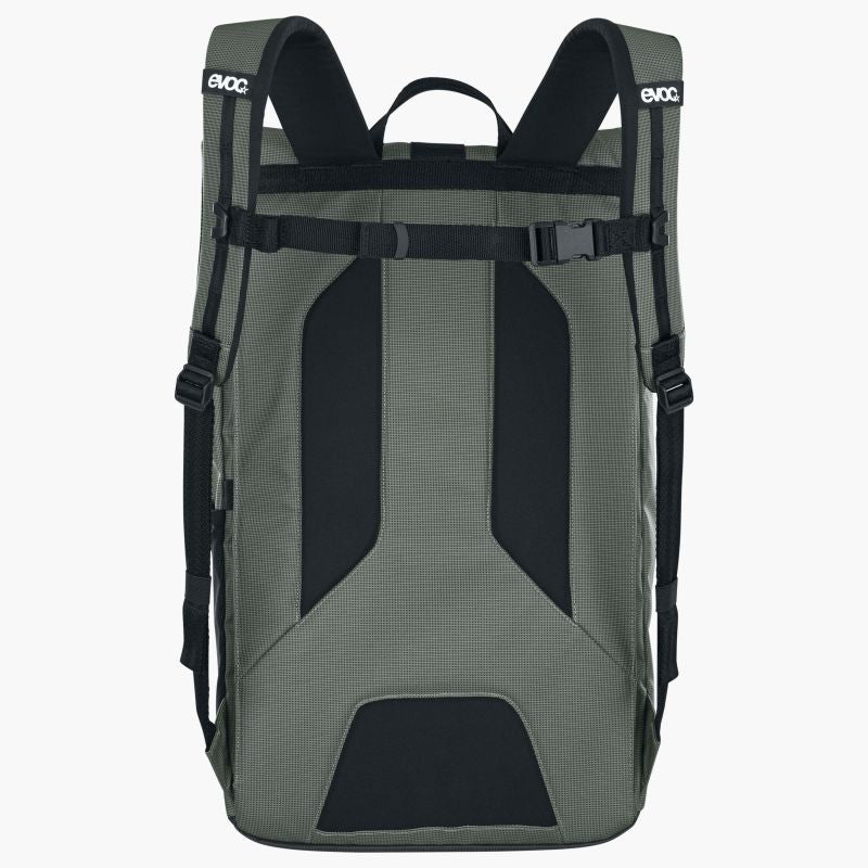 Evoc Duffle Backpack 16L, image 3 – Dark Olive - Black