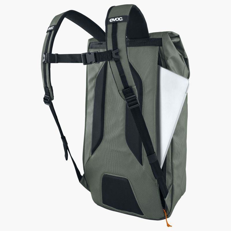 Evoc Duffle Backpack 16L, image 4 – Dark Olive - Black