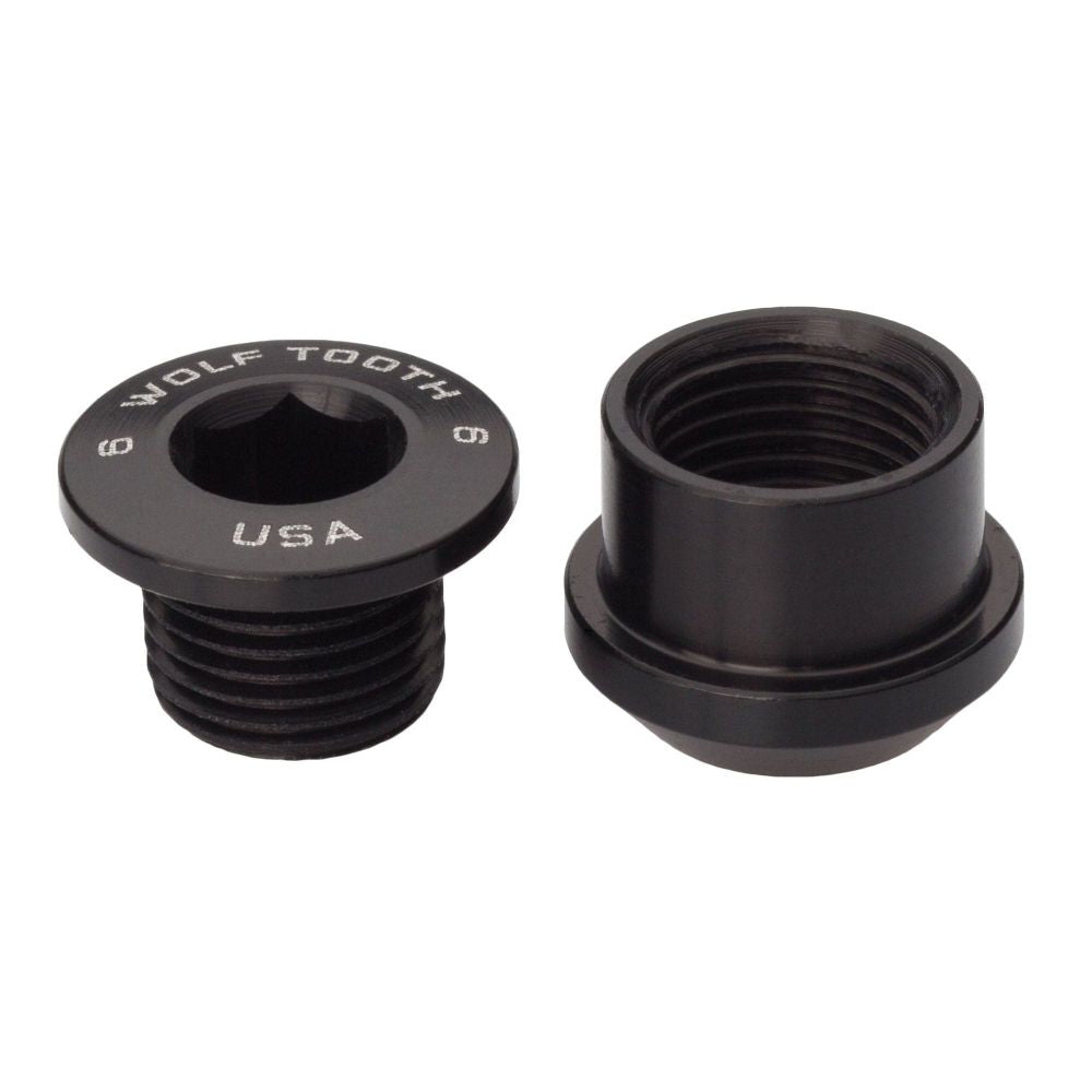 Wolf Tooth Set of 5 Chainring 6mm Bolts+Nuts for 1X – Musta