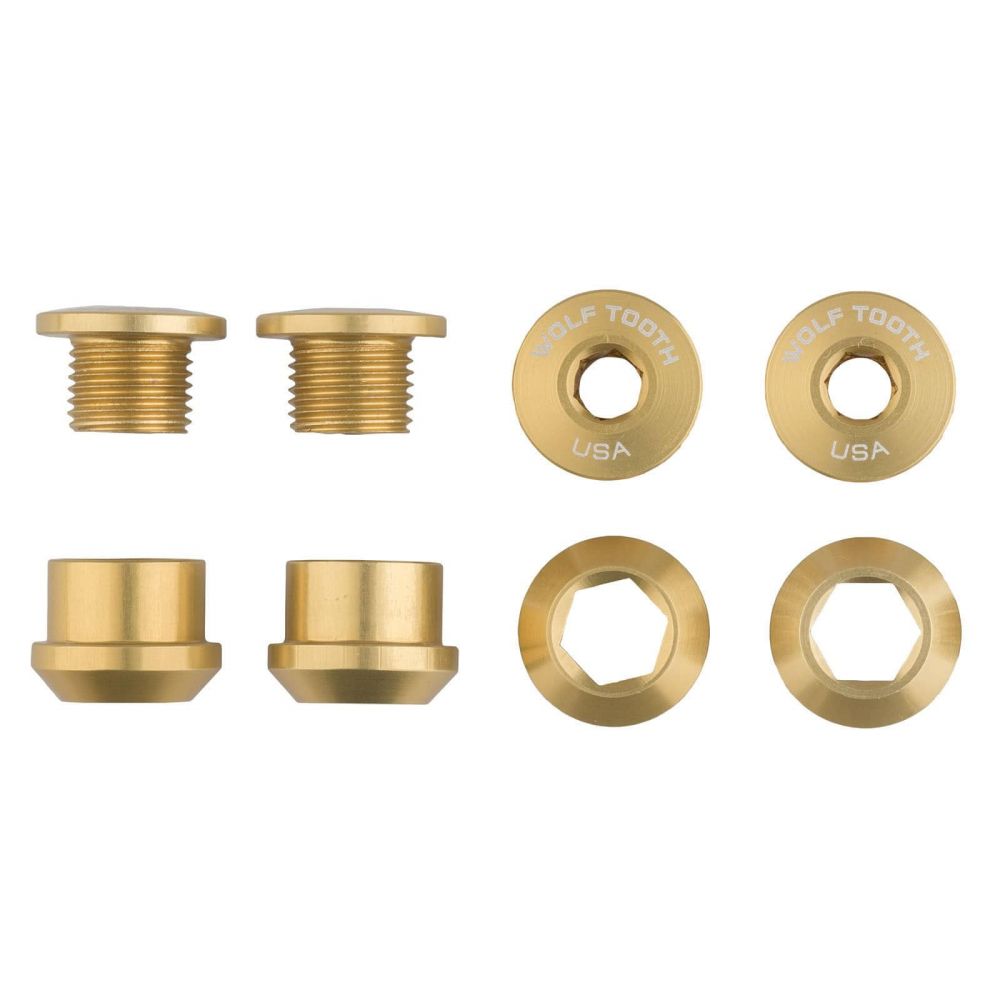 Wolftooth Set of 4 Chainring Bolts+Nuts for 1X – Kulta