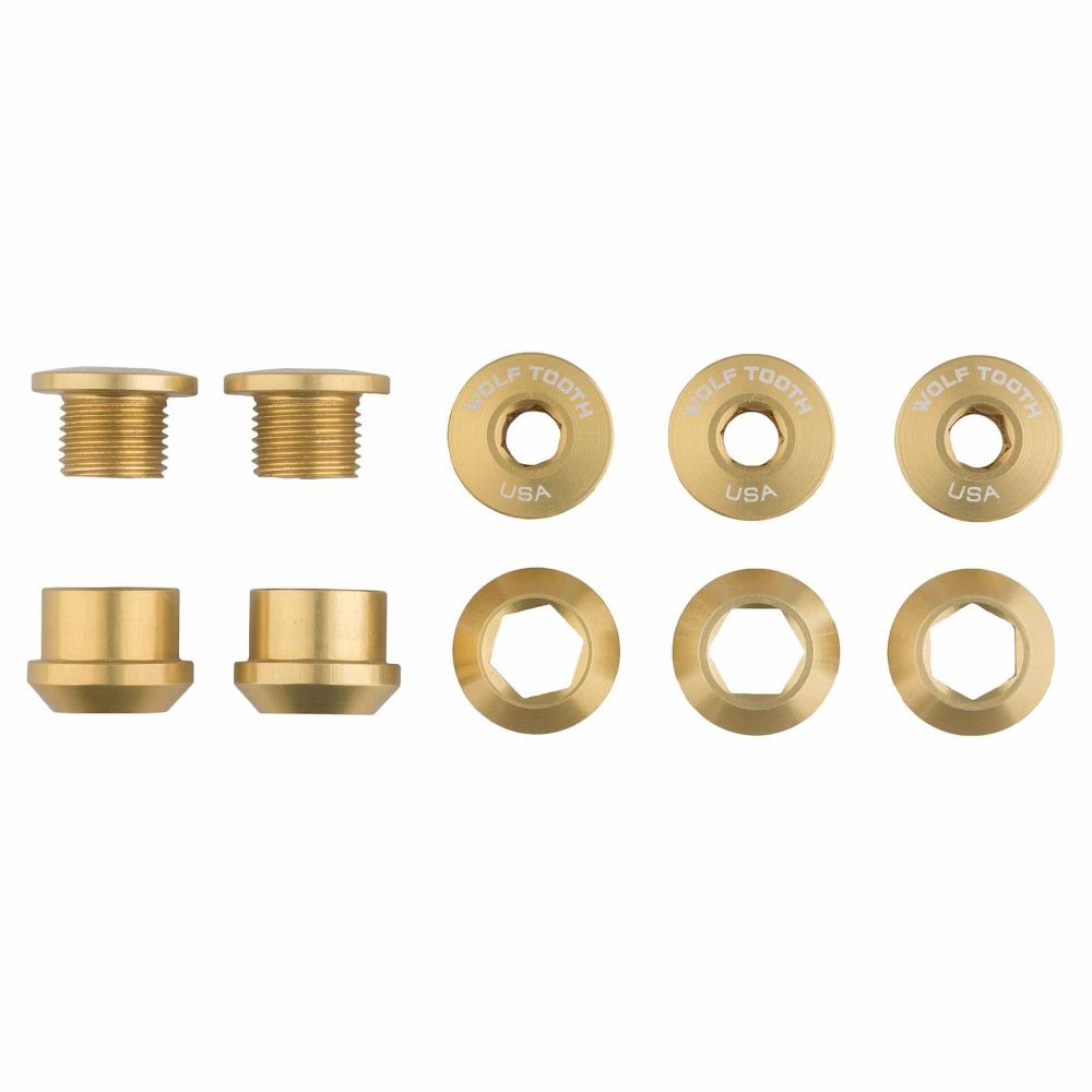 Wolf Tooth Set of 5 Chainring 6mm Bolts+Nuts for 1X – Kulta