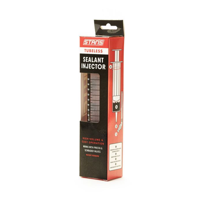 Stans NoTubes Core Sealant Injector tubeless-litkun annosteluun venttiilin kautta