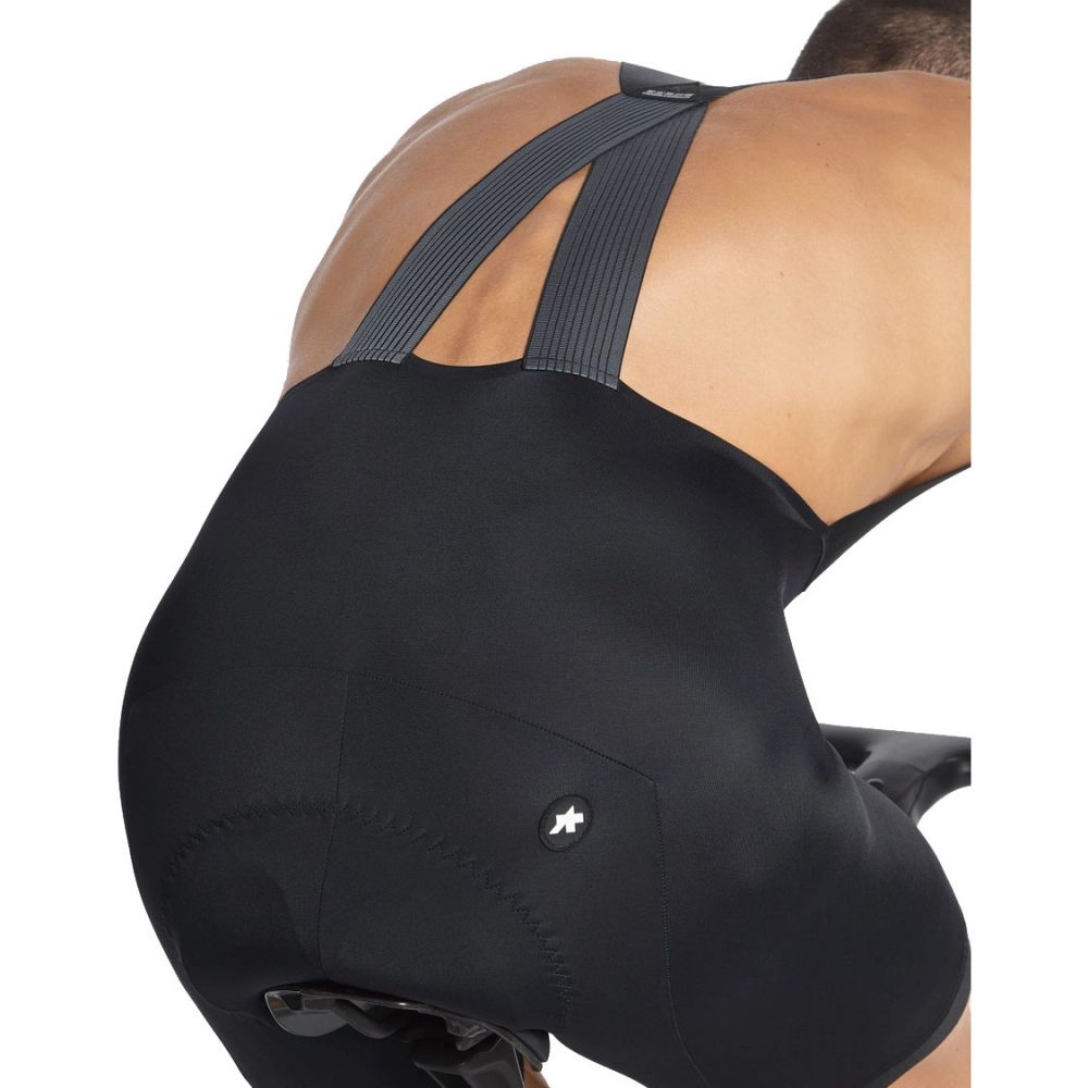 ASSOS EQUIPE R BIB SHORTS S9/S11 ajohousut Musta, kuva 4