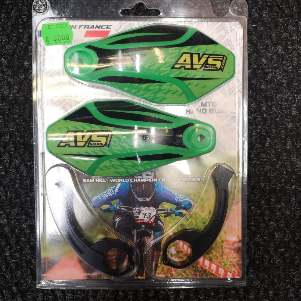AVS Hand Guard Protector alumiinikiinnike – Vihreä/Musta