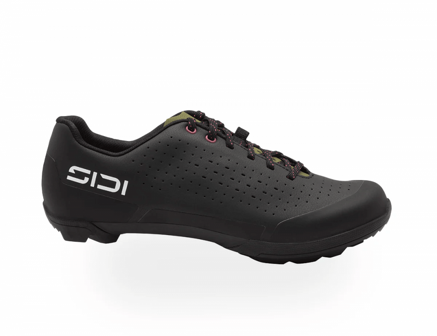 Sidi Asper Laces pyöräilykengät lukkopolkimille black olive green