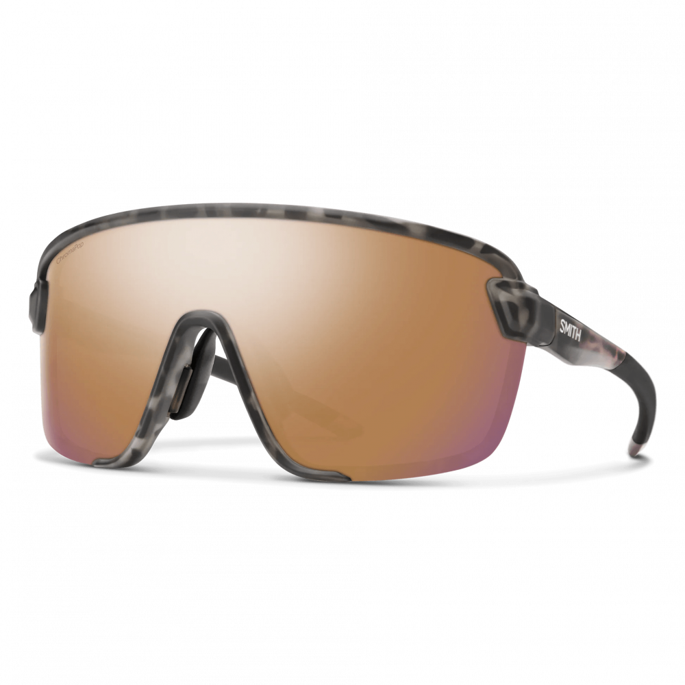 Smith Bobcat Matte Salt Haze ChromaPop Rose Gold Mirror ajolasit peililinssillä